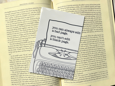 Typewriter Quote Print | Glossy 4x6 Photo Paper Print