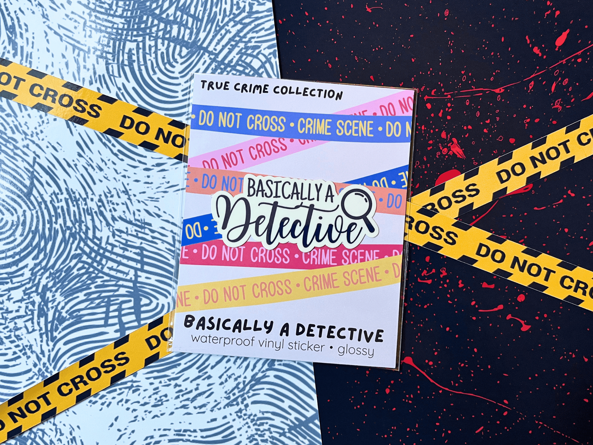 Basically A Detective Sticker | Waterproof Laminated Vinyl Sticker - Forge de Sol - Sticker - Sticker - 