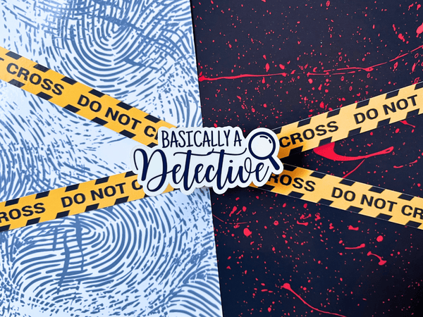 Basically A Detective Sticker | Waterproof Laminated Vinyl Sticker - Forge de Sol - Sticker - Sticker - 