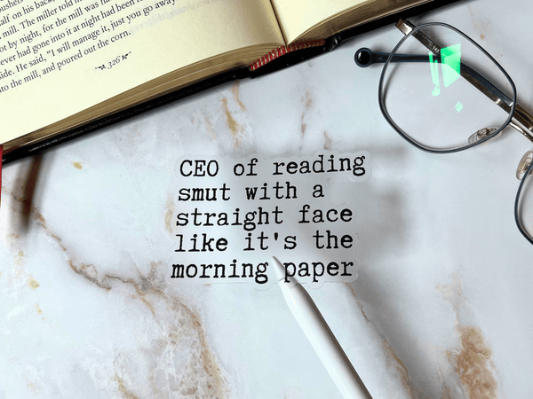 CEO of Reading Smut Sticker | Waterproof Laminated Vinyl Sticker - Forge de Sol - Sticker - Sticker - Glossy White - 