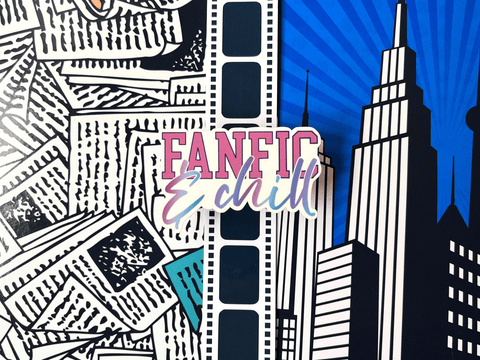 Fanfic & Chill Sticker | Waterproof Laminated Vinyl Sticker - Forge de Sol - Sticker - Sticker - 
