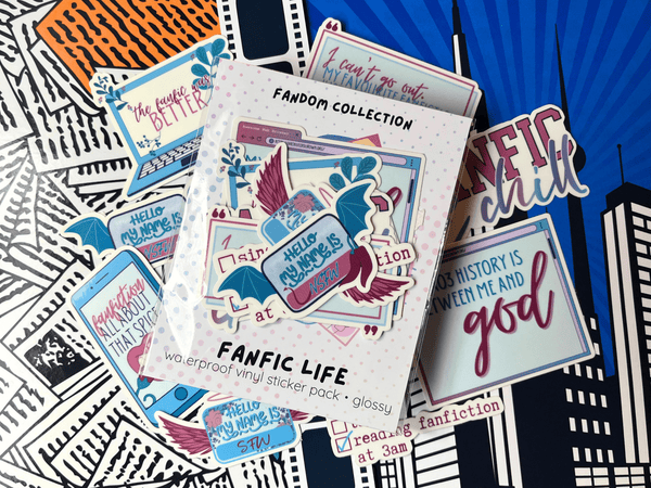 Fanfic Life Sticker Pack | Waterproof Laminated Vinyl Sticker - Forge de Sol - Sticker - Sticker - 