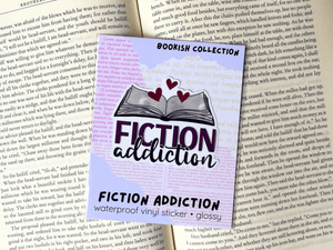 Fiction Addiction Sticker | Waterproof Laminated Vinyl Sticker - Forge de Sol - Sticker - Sticker - 