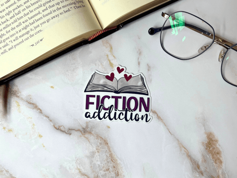 Fiction Addiction Sticker | Waterproof Laminated Vinyl Sticker - Forge de Sol - Sticker - Sticker - 