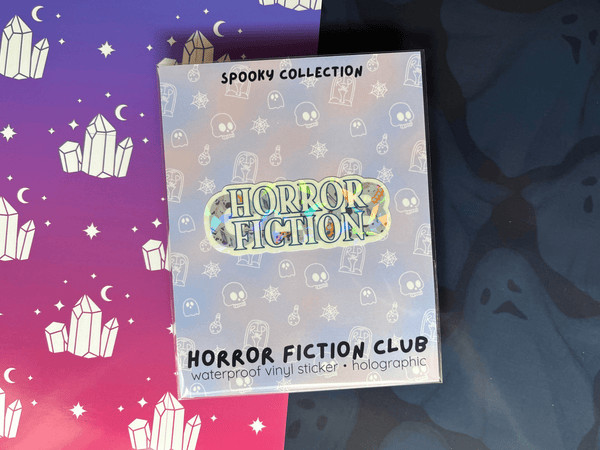 Horror Fiction Club Sticker | Waterproof Laminated HOLOGRAPHIC Vinyl Sticker - Forge de Sol - Sticker - Sticker - 