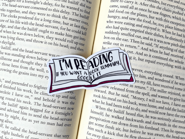 I'm Reading Sticker | Waterproof Laminated Vinyl Sticker - Forge de Sol - Sticker - Sticker - 