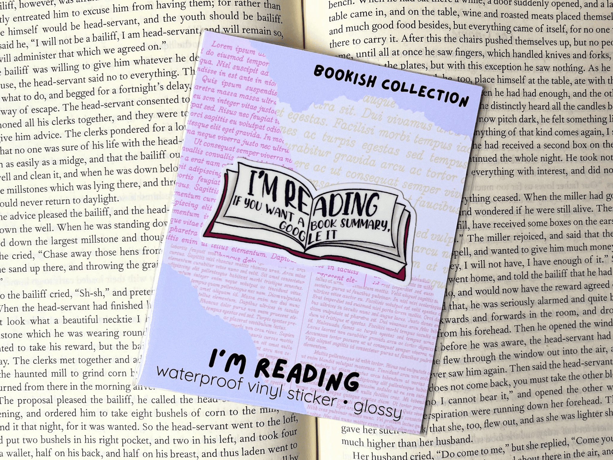 I'm Reading Sticker | Waterproof Laminated Vinyl Sticker - Forge de Sol - Sticker - Sticker - 
