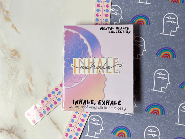 Inhale, Exhale Sticker | Waterproof Laminated Vinyl Sticker - Forge de Sol - Sticker - Sticker - 