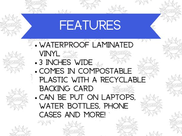 Make Anything By Writing Sticker | Waterproof Laminated Vinyl Sticker - Forge de Sol - Sticker - Sticker - 