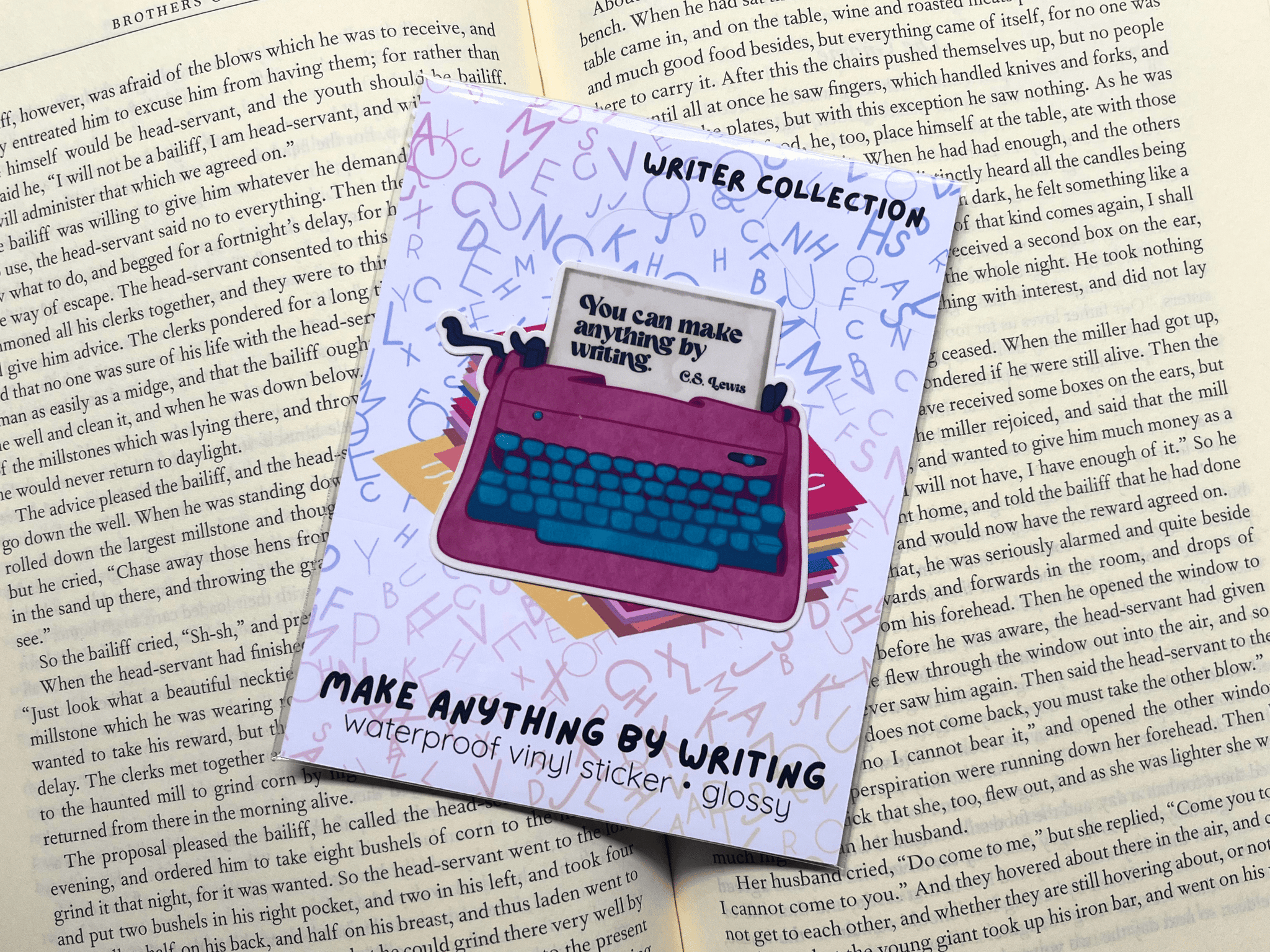 Make Anything By Writing Sticker | Waterproof Laminated Vinyl Sticker - Forge de Sol - Sticker - Sticker - 