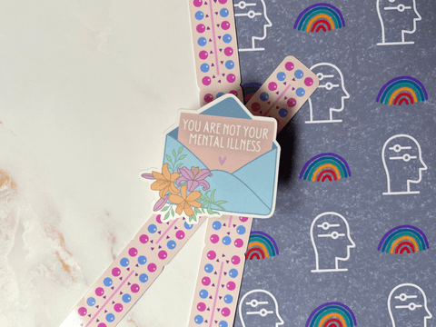 Not Your Mental Illness Sticker | Waterproof Laminated Vinyl Sticker - Forge de Sol - Sticker - Sticker - 