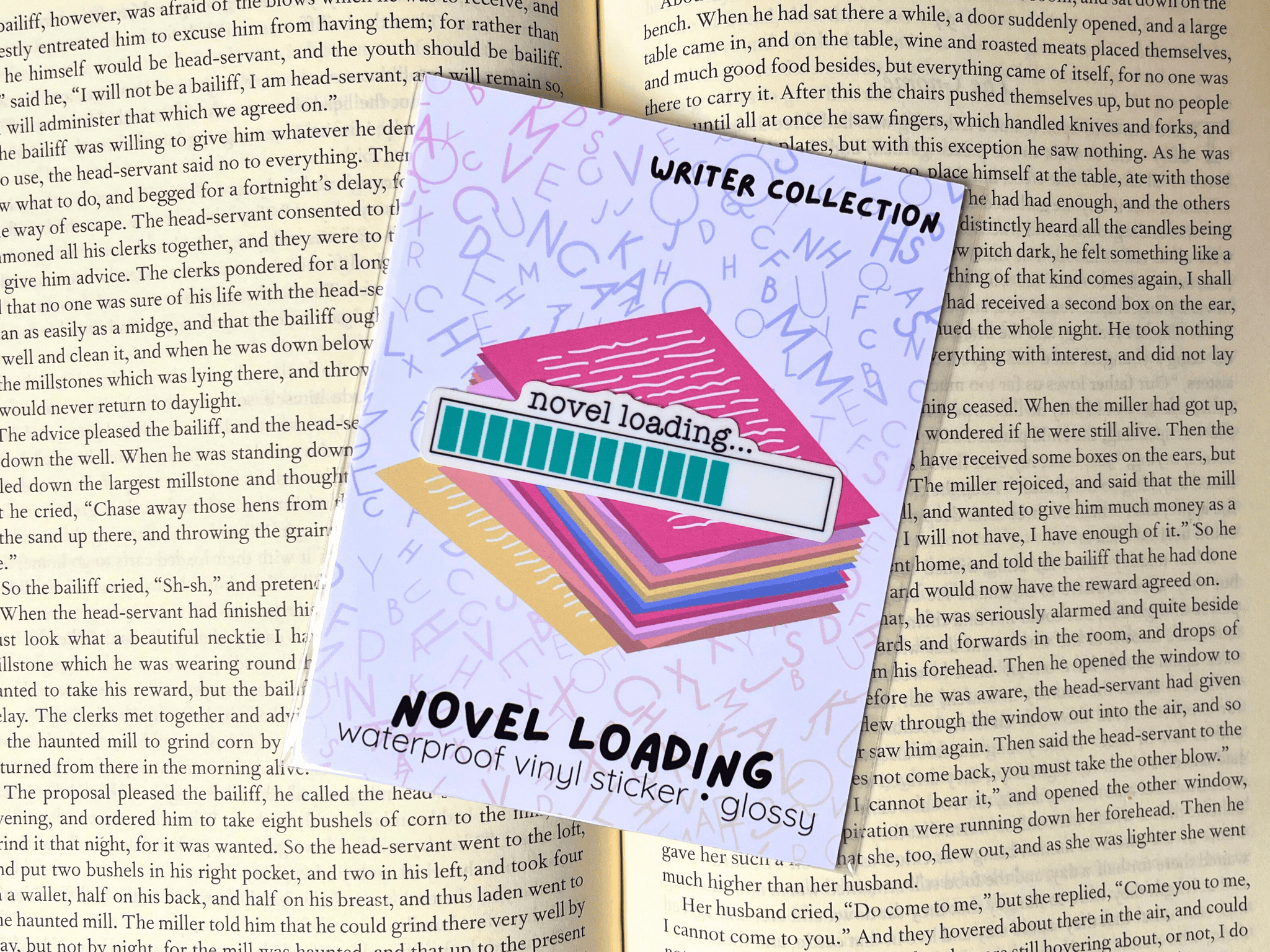 Novel Loading Sticker | Waterproof Laminated Vinyl Sticker - Forge de Sol - Sticker - Sticker - 