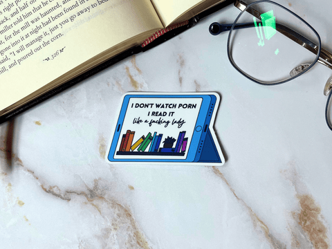 Read Porn Like A Lady Sticker | Waterproof Laminated Vinyl Sticker - Forge de Sol - Sticker - Sticker - 
