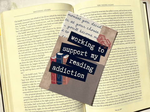 Reading Addiction Print | Glossy 4x6 Photo Paper Print - Forge de Sol - Print - Print - 