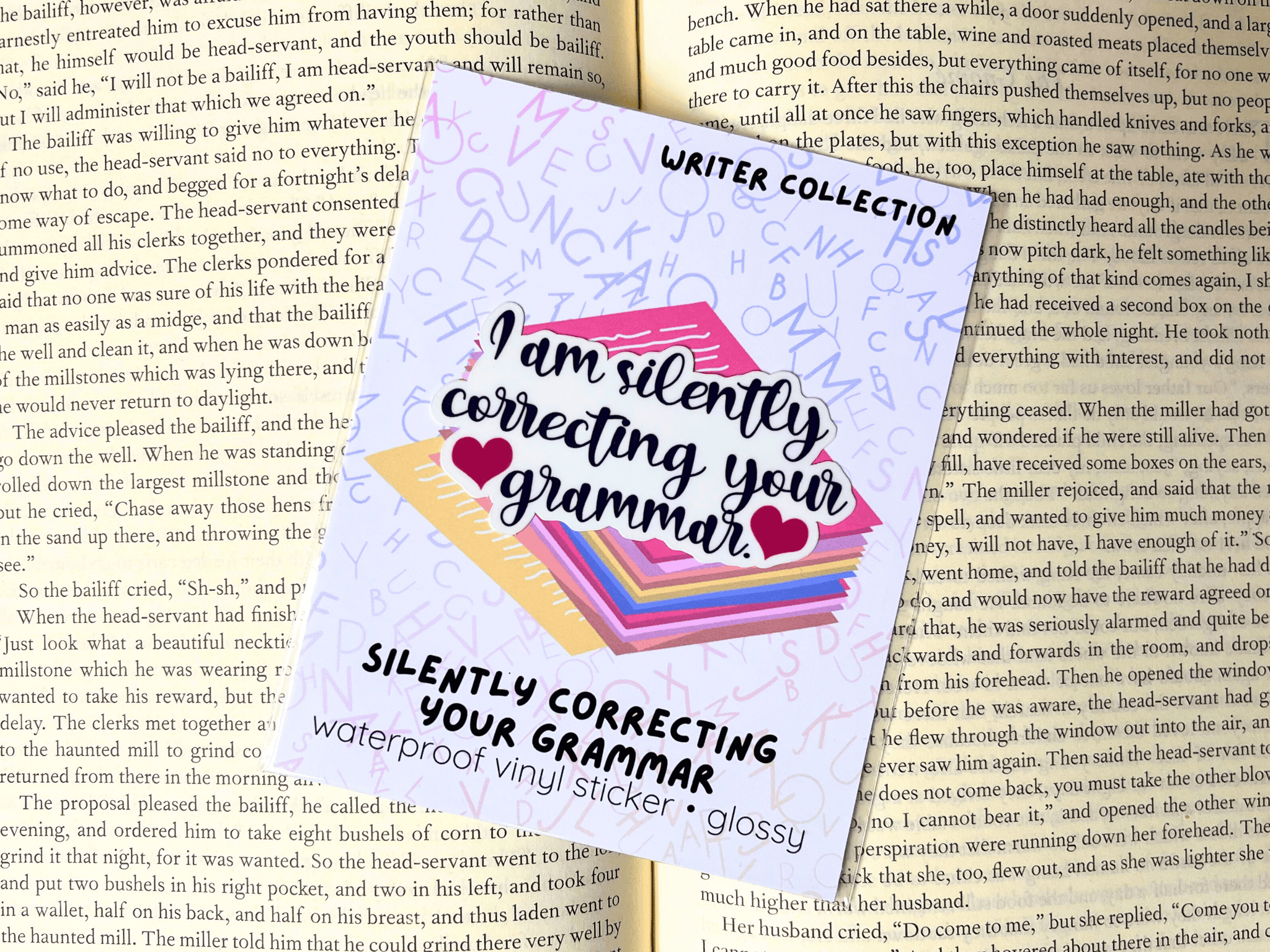 Silently Correcting Your Grammar Sticker | Waterproof Laminated Vinyl Sticker - Forge de Sol - Sticker - Sticker - 