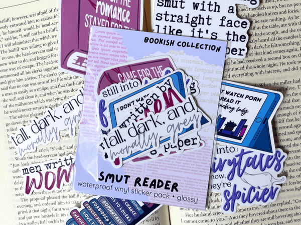 Smut Reader Sticker Pack | Waterproof Laminated Vinyl Stickers - Forge de Sol - Sticker - Sticker - 