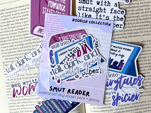 Smut Reader Sticker Pack | Waterproof Laminated Vinyl Stickers - Forge de Sol - Sticker - Sticker - 