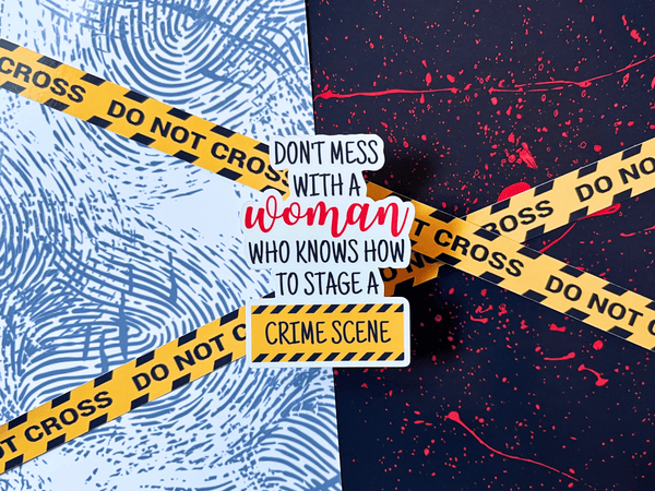Stage A Crime Scene Sticker | Waterproof Laminated Vinyl Sticker - Forge de Sol - Sticker - Sticker - 