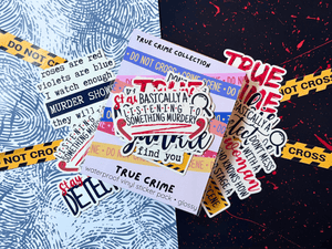 True Crime Sticker Pack | Waterproof Laminated Vinyl Stickers - Forge de Sol - Sticker - Sticker - 