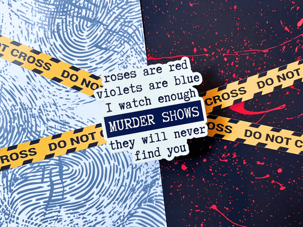 True Crime Sticker Pack | Waterproof Laminated Vinyl Stickers - Forge de Sol - Sticker - Sticker - 