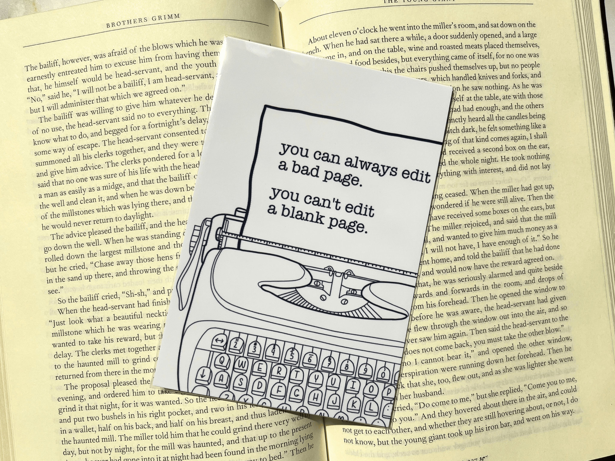 Typewriter Quote Print | Glossy 4x6 Photo Paper Print - Forge de Sol - Print - Print - 