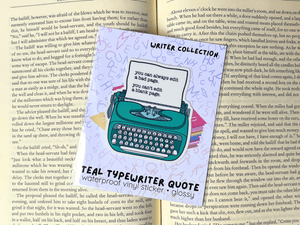 Typewriter Quote Sticker | Waterproof Laminated Vinyl Sticker - Forge de Sol - Sticker - Sticker - 