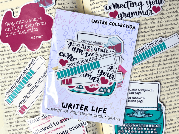 Writer Life Sticker Pack | Waterproof Laminated Vinyl Stickers - Forge de Sol - Sticker - Sticker - 